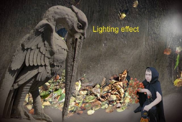 Creation of Deep in the Cave: Step 4